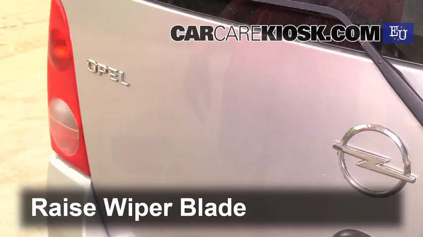 2001 Opel Agila Design 1.3L 3 Cyl. Windshield Wiper Blade (Rear)